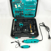 Ручний електричний гравер + гравер Mini 12V з 236 насадками, електричний електричний міні, Дриль гравер. Зображення №13