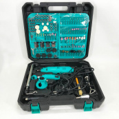 Ручний електричний гравер + гравер Mini 12V з 236 насадками, електричний електричний міні, Дриль гравер. Зображення №20