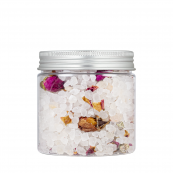 Сіль для прийняття ванни рожева гімалайська Top Beauty з сухоцвітами 250 г. Зображення №2