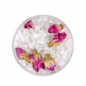 Сіль для прийняття ванни рожева гімалайська Top Beauty з сухоцвітами 250 г. Зображення №3