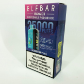 Elf Bar Raya D3 25000. Чорниця (Blueberry Ice). Зображення №4