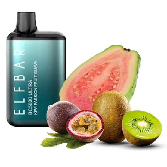 Elf Bar BC5000 Ultra. Ківі Маракуя Гуава (Kiwi Passion Fruit Guava) Elf Bar BC5000 Ultra. Ківі Маракуя Гуава (Kiwi Passion Fruit Guava)