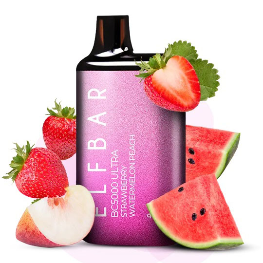 Elf Bar BC5000 Ultra. Полуниця Кавун Персик (Strawberry Watermelon Peach) Elf Bar BC5000 Ultra. Полуниця Кавун Персик (Strawberry Watermelon Peach)