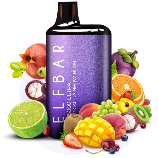 Elf Bar BC5000 Ultra. Тропічний вибух (Tropical Rainbow Blast) Elf Bar BC5000 Ultra. Тропічний вибух (Tropical Rainbow Blast)