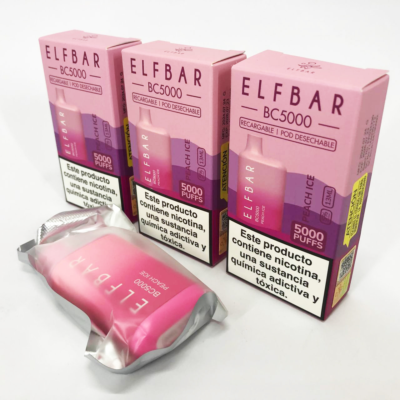 Elf Bar BC5000 5%. Персик (Peach Ice) Elf Bar BC5000 5%. Персик (Peach Ice)