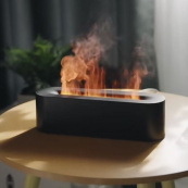 Увлажнитель воздуха – арома диффузор Diffuser А3 c пультом, ультразвуковой увлажнитель с эффектом пламени. Изображение №3