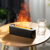 Увлажнитель воздуха – арома диффузор Diffuser А3 c пультом, ультразвуковой увлажнитель с эффектом пламени. Изображение №6