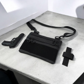 Чоловіча сумка кобура з натуральної шкіри, для скритого носіння з кобурою, чоловічий месенджер. Зображення №2