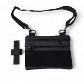 Чоловіча сумка кобура з натуральної шкіри, для скритого носіння з кобурою, чоловічий месенджер. Зображення №15