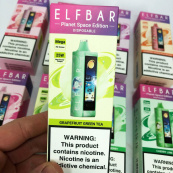 ELF BAR Planet 25000. Зелений чай із грейпфрутом (Grapefruit Green Tea). Зображення №2