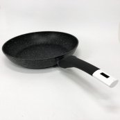 Сковорода UNIQUE UN-5137 28 см граніт темний, Сковорода з антипригарним покриттям для газової плити. Зображення №5