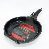 Сковорода UNIQUE UN-5134 22 см. без кришки, стійка до подряпин та сколів сковорода, з антипригарним покриттям. Зображення №2