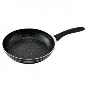 Сковорода 22 см чорний мармур UNIQUE UN-5153 | Антипригарна сковорода Мармурова сковорода. Зображення №3