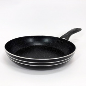 Сковорода 22 см чорний мармур UNIQUE UN-5153 | Антипригарна сковорода Мармурова сковорода. Зображення №5