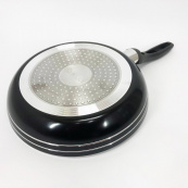 Сковорода 22 см чорний мармур UNIQUE UN-5153 | Антипригарна сковорода Мармурова сковорода. Зображення №8