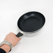 Сковорода 22 см чорний мармур UNIQUE UN-5153 | Антипригарна сковорода Мармурова сковорода. Зображення №9