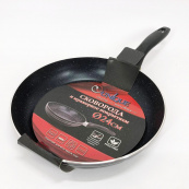 Сковорода UNIQUE UN-5154 24 см. без крышки, Сковорода с антипригарным покрытием и бакелитовой ручкой. Изображение №6