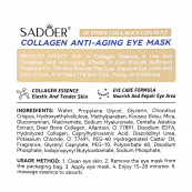 Патчі для шкіри навколо очей антивікові Sadoer Collagen 60 шт (SD92700). Зображення №6