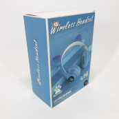 Бездротові навушники з котячими вушками та RGB підсвічуванням Cat VZV 23M. Колір: блакитний. Зображення №6