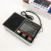 Радіо GOLON RX-8866 цифровий портативний радіоприймач із ліхтариком функцією PowerBank. Колір: білий. Зображення №10