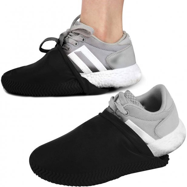 Багаторазові бахіли-чохли L (41-45 розмір) для взуття силіконові від води та бруду. Колір: чорний Багаторазові бахіли-чохли L (41-45 розмір) для взуття силіконові від води та бруду. Колір: чорний