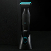 Акумуляторна електробритва для стрижки VGR V-601 від USB бритва електрична з професійною насадками. Зображення №7