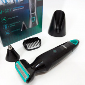 Акумуляторна електробритва для стрижки VGR V-601 від USB бритва електрична з професійною насадками. Зображення №14