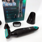 Акумуляторна електробритва для стрижки VGR V-601 від USB бритва електрична з професійною насадками. Зображення №15