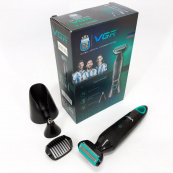 Акумуляторна електробритва для стрижки VGR V-601 від USB бритва електрична з професійною насадками. Зображення №24