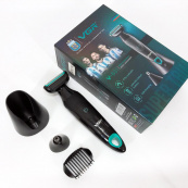 Акумуляторна електробритва для стрижки VGR V-601 від USB бритва електрична з професійною насадками. Зображення №28