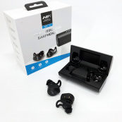 Навушники Bluetooth NIA NB710 з кейсом чорні бездротові, Навушники для тренувань сенсорні бездротові. Зображення №5