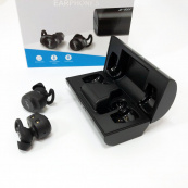 Навушники Bluetooth NIA NB710 з кейсом чорні бездротові, Навушники для тренувань сенсорні бездротові. Зображення №6