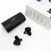 Навушники Bluetooth NIA NB710 з кейсом чорні бездротові, Навушники для тренувань сенсорні бездротові. Зображення №8