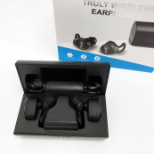 Навушники Bluetooth NIA NB710 з кейсом чорні бездротові, Навушники для тренувань сенсорні бездротові. Зображення №11