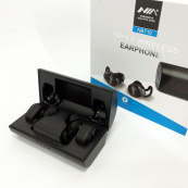 Навушники Bluetooth NIA NB710 з кейсом чорні бездротові, Навушники для тренувань сенсорні бездротові. Зображення №12