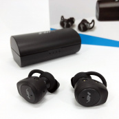 Навушники Bluetooth NIA NB710 з кейсом чорні бездротові, Навушники для тренувань сенсорні бездротові. Зображення №14