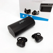 Навушники Bluetooth NIA NB710 з кейсом чорні бездротові, Навушники для тренувань сенсорні бездротові. Зображення №15