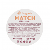 Рум'яна кремові Bogenia Match Cream Blush (BG634), 05 Коралові. Зображення №4