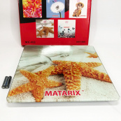 Ваги для підлоги MATARIX MX-452 180 кг, Ваги для вимірювання маси тіла, Електронні ваги зірки. Зображення №7