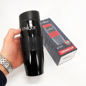 Термокухоль UNIQUE UN-1073 0.38 л, Термос для питної води туристичний. Колір: чорний. Зображення №2