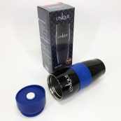 Термокухоль UNIQUE UN-1073 0.38 л, Термос з нержавіючої сталі металевий. Колір: синій. Зображення №3