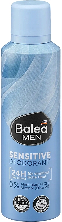 Дезодорант чоловічий для чутливої шкіри Balea men sensitive 200ml Дезодорант чоловічий для чутливої шкіри Balea men sensitive 200ml