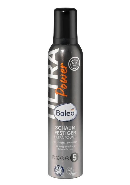 Пінка для волосся Balea Ultra Power №5 250 мл Пінка для волосся Balea Ultra Power №5 250 мл