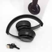 Бездротові навушники Bluetooth Wireless Headset P47 Black Гарнітура для ПК, телефону з мікрофоном. Зображення №10 Бездротові навушники Bluetooth Wireless Headset P47 Black Гарнітура для ПК, телефону з мікрофоном. Зображення №10