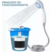 Душ акумуляторний туристичний портативний похідний мобільний душ Portable Outdoor Shower. Зображення №11