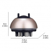 Гребінець для догляду за волоссям, масажний аплікатор для лікувальних олій 30мл. Зображення №4