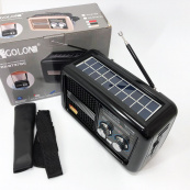 Радио приемник Golon RX-BT978S солнечная панель AUX 3.5mm, Радио приемник с встроенным аккумулятором. Изображение №3 Радио приемник Golon RX-BT978S солнечная панель AUX 3.5mm, Радио приемник с встроенным аккумулятором. Изображение №3