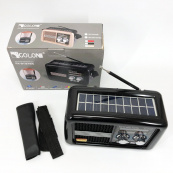 Радио приемник Golon RX-BT978S солнечная панель AUX 3.5mm, Радио приемник с встроенным аккумулятором. Изображение №6 Радио приемник Golon RX-BT978S солнечная панель AUX 3.5mm, Радио приемник с встроенным аккумулятором. Изображение №6