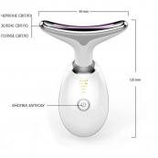 Апарат для мікрострумової терапії для ліфтингу обличчя та шиї ES-1081 мікрострумовий масажер. Зображення №4