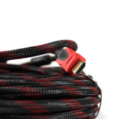 Кабель посилений 5м перехідник адаптер HDMI-HDMI тато-тато аудіо відео шнур в обмотці. Зображення №3